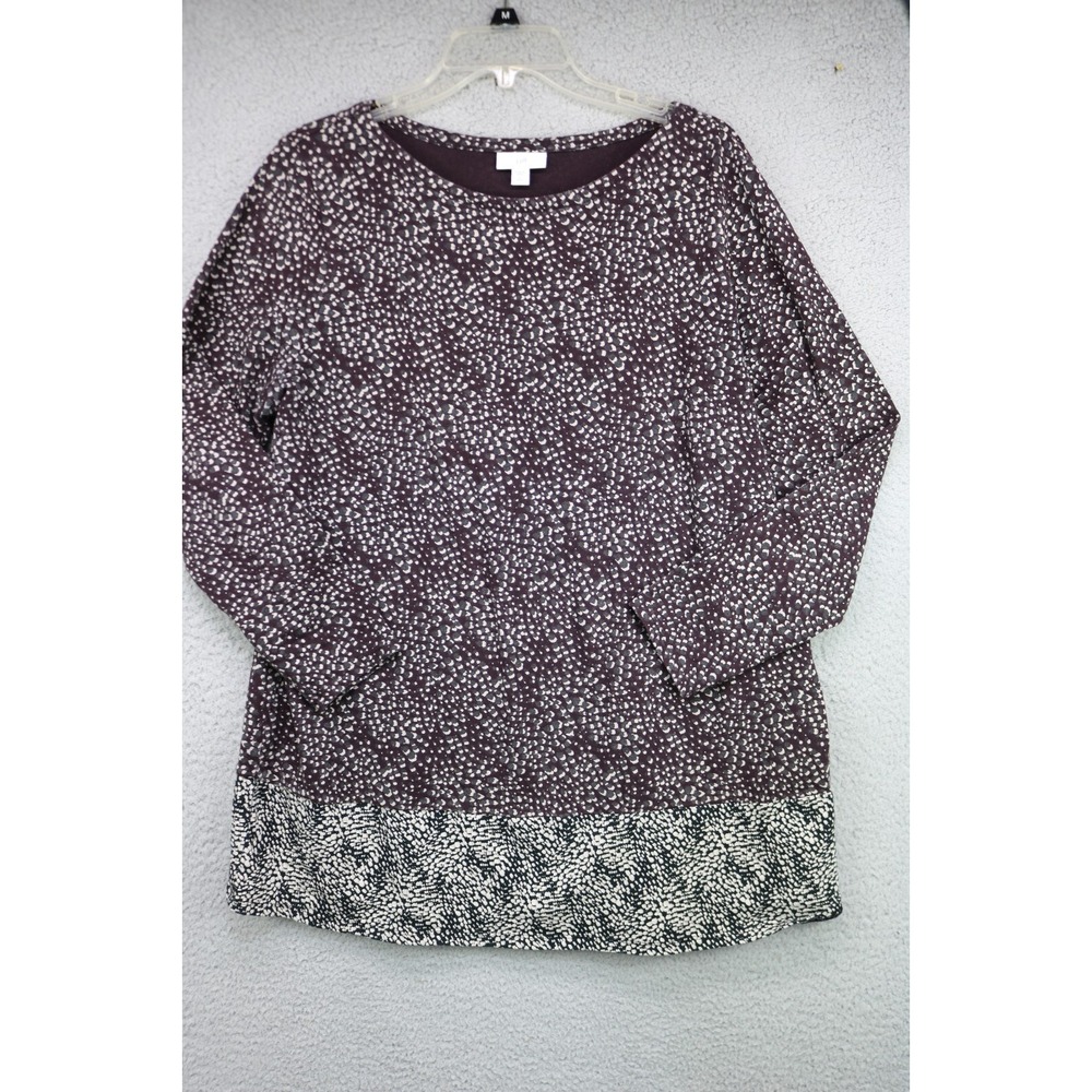 J. Jill Long Sleeve Pima Cotton Blend Tunic-Size Large/Petite